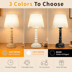 ShineTech 14" Small Table Lamps for Bedroom Rechargeable Cordless, Set of 2 - Image 5