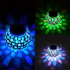 yuans Solar Table Light, Solar Mosaic Lights Color Changing Solar Glass Ball Garden Lights Waterproof Solar Night Lights Table Lamps (I) - Image 4