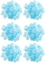 Xmas Glowing Pebbles Stones 300pcs Blue Resin Glow in Dark Rocks by cabilock