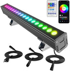 Linkable RGBCW Wall Washer Lights , 90W Smart LED Stage Wash Light Bar by ProfessionalRGBWLEDSupplier