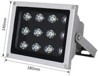 Ground LED Landscape Lights - Outdoor Buried Lamp, RGB Flood Light Color Changing, IP65 Waterproof Stainless Steel Spot Light, Decorative Party Stage Lights,RGB 12W - Image 2