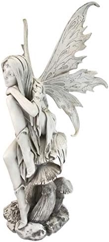 Design Toscano Fairy of Hopes and Dreams Garden Statue by Artist Cecelia 11"Wx11"Dx22" - Image 4