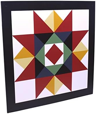 AmishToyBox.com Hand-Painted Barn Quilt - Washington Star Design - Outdoor Wall Sign Decor (24" x 24") - Image 3