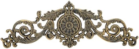 Sungmor Rustic Gold Cast Iron Wall Decor - 17.5in Scroll and Floral Design by Sungmor
