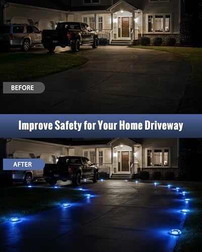 Solar Driveway Lights Dock Lights Waterproof 16 Pack - Image 3