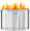 CAMPIOR Large Wood Burning Fire Pit Stove - Smokeless Outdoor Stove for Efficient Wood Fires, Camping, Cooking, and Garden Gatherings, Durable Stainless Steel with Removable Ash Pan, 20.94 lbs by Campior