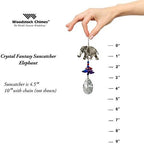 Woodstock Chimes Woodstock Rainbow Makers Collection, Crystal Fantasy, 4.5'' Elephant Crystal Fantasies Crystal Suncatchers for Outdoor, Patio, Home or Garden Décor (CFEL) - Image 4
