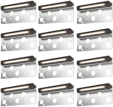 7 Inch LED Retaining Wall Lights, 2700K-5000K Selectable, 12-24V 5W 200LM Low Voltage Paver Lights, IP65 Waterproof LED Landscape Hardscape Light, ETL Listed, 12PK by RUNBISON