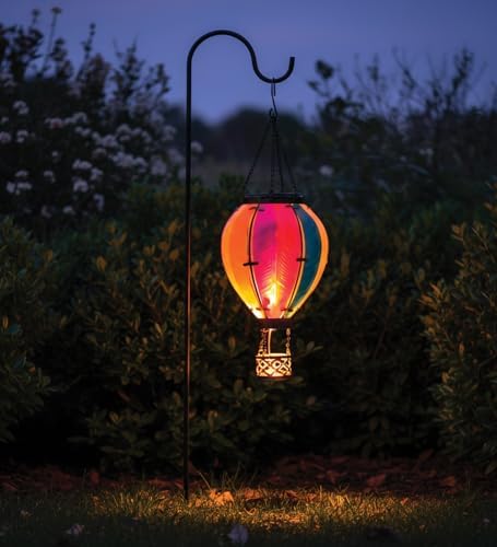 Regal Art & Gift Hot Air Balloon Solar Lantern, Hanging Outdoor Waterproof - Image 4
