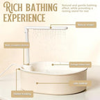 Parrot Bathtub Bird Automatic Bath Shower,Large Bird Shower Fountain Indoor Bathtub with Running Water, Contains USB and Pump,for Pet Birds, African Grey, Cockatiel, Conure, Budgie, Lovebird(Beige) - Image 4