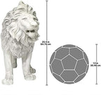 Design Toscano Regal Lion Sentinel of Grisham Manor Statue - Right Foot Forward - Image 2