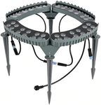 LED Ring Tree Lights Outdoor, Waterproof Tree Spotlight with 3 Installation Methods, Landscape Up Light for Yard Garden Pathway Trees Decoration(Cool White,4 Lights) by Unknown