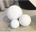 40cm/16inch Diameter Gazing Globe Mirror Ball,White Stainless Steel Polished Reflective Smooth Garden Sphere,Colorful and Shiny Addition to Any Garden or Home - Image 3