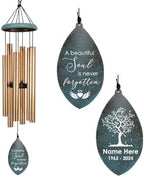 Personalized Memorial Wind Chimes, Gifts for Loss of Loved One, Sympathy Wind Chime for Loss of Dad/Mom, 36inch Mourn Wind Chimes, Garden Decor Outside by ExtrabilyOfficial