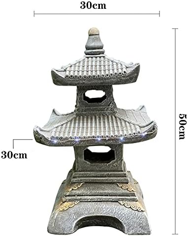 Garden Lantern Statue for Zen Asian Decor, Indoor Outdoor Use to Elevate Your Space - Image 5