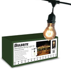 Bulbrite String15/E26-A19KT Outdoor-lightstrings, 48 Foot Black by Bulbrite
