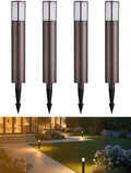 LEONLITE 4-Pack 5CCT Low Voltage Bollard Pathway Lights, Oil Rubbed Bronze by LEONLITE