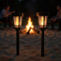 FoxFlame Classic Solar Pathway Lights Outdoor Waterproof, Patented Effect by FoxFlame