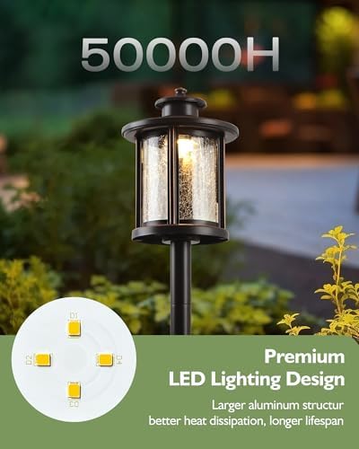 LITFIT Low Voltage Landscape Lighting, 4-Pack LED Pathway Lights Outdoor - Image 6
