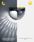 OTHWAY Solar Fence Post Lights Wall Mount Decorative Deck Lighting (Black, 4 Packs) - Image 7