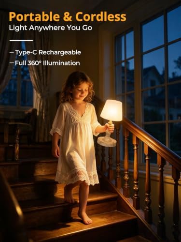 Yochoice IP65 Waterproof Shower Lamp, Rechargeable Cordless Bathroom Lamp - Image 6