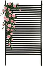 Metal Garden Trellis for Climbing Plants, 59 Inch Tall Fence Plant Support for Flower and Vegetable (35.5" W x 59" H) by Unknown