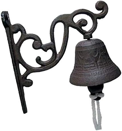 Cast Iron Door Dinner Bells Hanging Garden Bell Lawn, 2, as described - Image 3