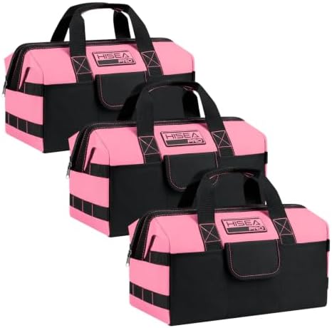 HISEA 3 Pack Heavy Duty Tool Bag, 16-Inch Waterproof Tools Organizer Tote by HISEA