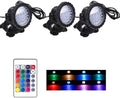 Pond Lights, LED Underwater RGB Color Changing Spotlight Dimmable IP68 Waterproof Submersible Fountain Lights Outdoor Landscape Spot Lights, 3 in Set by GZKANFUL