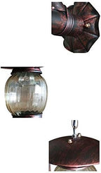 Rustic Chandelier Vintage Industrial Style Metal Lantern Light Creative Aisle Balcony Loft Kerosene Lamp Iron Wall Sconce Vintage Wall Lights Coal Oil Lamp with Glass Shade Lights Fixture E27 - Image 5
