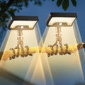 Solar Motion Lights Outdoor with Flexible Octopus Tripod (2 Pack, 3000K) by SunlightEncounter