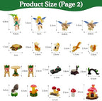 DAYUMKOU 96Pcs Fairy Garden Accessories, Miniature House Figurines Kit - Image 3