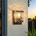 Outdoor Wall Sconce,Brown Waterproof Exterior Lighting Fixtures by YAOWSZM
