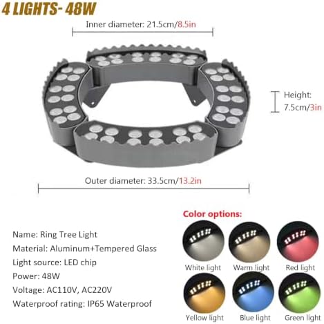 Home Commercial Landscape Lights for Trees, 360° Ring Lighting - Image 2