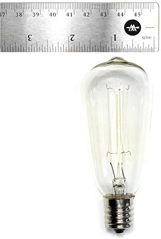 Outdoor Edison Light Bulbs with C9 Black Stringer (ST40 Edison, 25') - Image 4