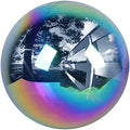 10 inch Stainless Steel Gazing Ball, E-Buying Rainbow Mirror Polished Hollow Seamless Gazing Globe Reflective Garden Sphere Floating Pond Balls for Home Garden Ornament Decoration by Unknown