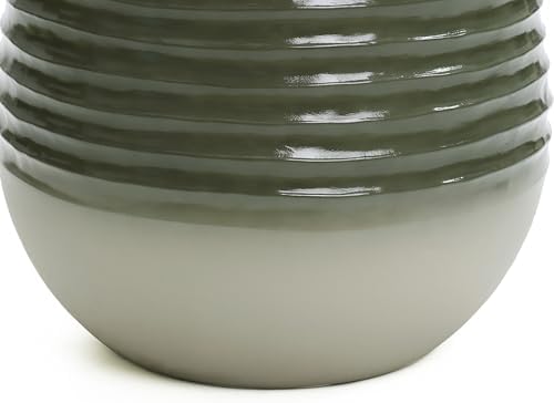 LuxenHome 20" Resin Bubbling Outdoor Water Fountain with LED Light - Image 6