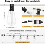 litogo 240FT Dimmable Patio Lights Waterproof, LED Outdoor String Lights with Shatterproof Edison Bulbs, Outside Hanging Light with Timer for Bistro Yard Tent Garden Camp - Image 6