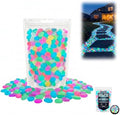 2026 Colorful Glow-in-the-Dark Garden Stones, Night Luminous Pebbles, Rainbow Glowing Stepping Rocks, Outdoor Landscaping Decor, Glowing Gravel for Fish Tank Aquarium Yard Pathway(Colorful,1000pcs) by Unknown