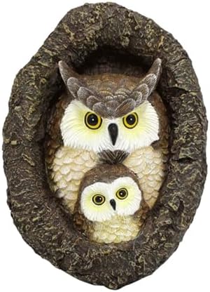 Garden Statues Tree Face Decor Owl Tree Hugger Whimsical Tree Sculpture Garden Statues Outdoor Yard Art Decorations Yard Ornaments Decor by Unknown