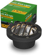 Malibu Low Voltage Well Lights 4W LED Outdoor Landscape Deck Lights 12V Well Light 200Lumen in-Ground Light 2800K Warm White with Connector & Stake for Step Tree Patio Yard Garden 1Pack 8401-3500-01 by Unknown