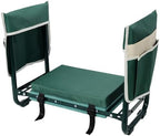 Garden Kneeler & Seat Bench with Tool Pouches, Large Tool Bag, and Extra-Wide Cushion - Green - Image 7
