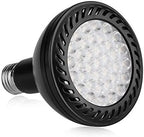 Par 30 LED Spot Light Bulb Spotlight 36W Super Bright LED Bulbs Long Neck E26/E27 Base Lumen 4000K Natural White LED Light Bulbs 24 Degree Beam Angle, Black Body, Pack of 2 - Image 5