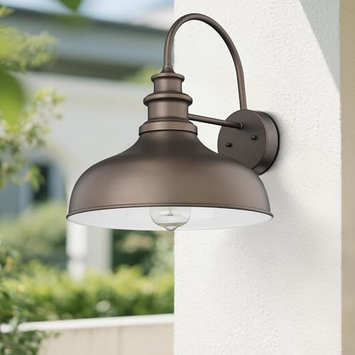 Bestshared Farmhouse Outdoor Barn Light, E26 Socket Outdoor Wall Lights, Weather Resistant Industrial Exterior Lighting Fixture, Vintage Outdoor Lightings for Porch,Patio,Garage(2pack) - Image 4