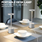 Kakanuo Silver Gray Cordless Lamp Set, Rechargeable Lamp, 3 Color Temperature, LED Outdoor Wireless Lamps, Battery Operated Lamps, Stepless Dimmable, Touch Control - Image 2