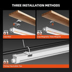 Spider Farmer 2FT LED Grow Lights for Indoor Plants,Full Spectrum (3000K+5000K+660nm),80W (4x20W,400W Equivalent),3-Level Dimmable,IP65 Waterproof,Linkable Design,Plant Light Strip for Shelve,4-Pack - Image 4