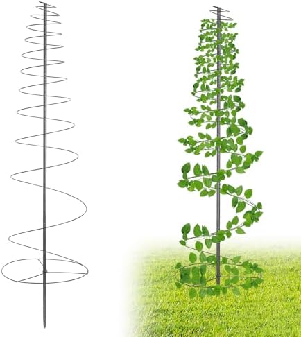 Outdoor Metal Trellis for Climbing Plants, Heavy Duty Rustproof Garden Trellis 45in, Sturdy Plant Support for Roses, Ivy, Tomatoes, Cucumbers, Flowers by JAOTREL