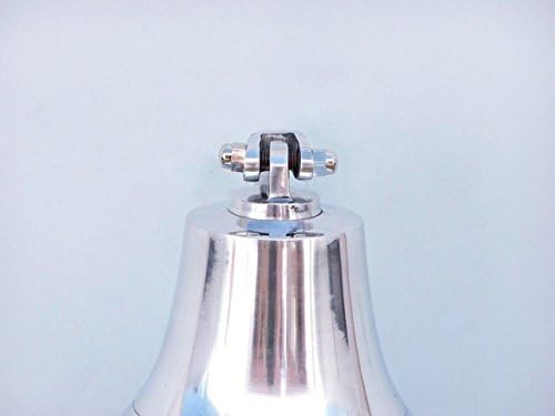 Hampton Nautical BL2021-7C Chrome Hanging Harbor Bell 5” - Nautical Decor - Nautical Home Decoration - Image 4