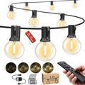 Outdoor String Lights Waterproof 75FT (1FT Bulbs Spacing) Remote for Patio by SUFEIMAS