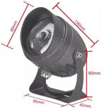 Outdoor Led Beam Light, 10W Rotation LED Spot Lamp, IP65 Waterproof Ground Landscape Lights, Narrow Beam Wall Washer Spotlights, for Parties Billboard Building(Blue) - Image 2